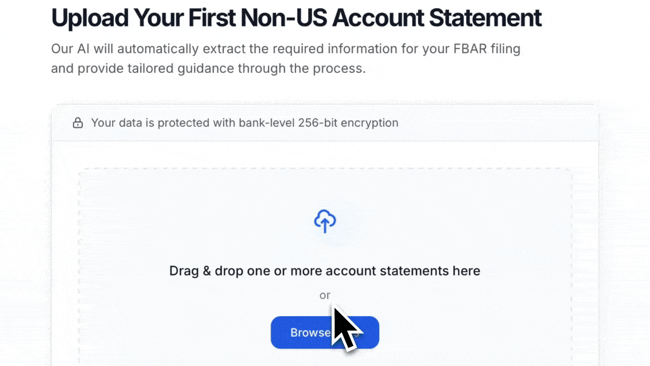 Upload Your Bank Statements Demo